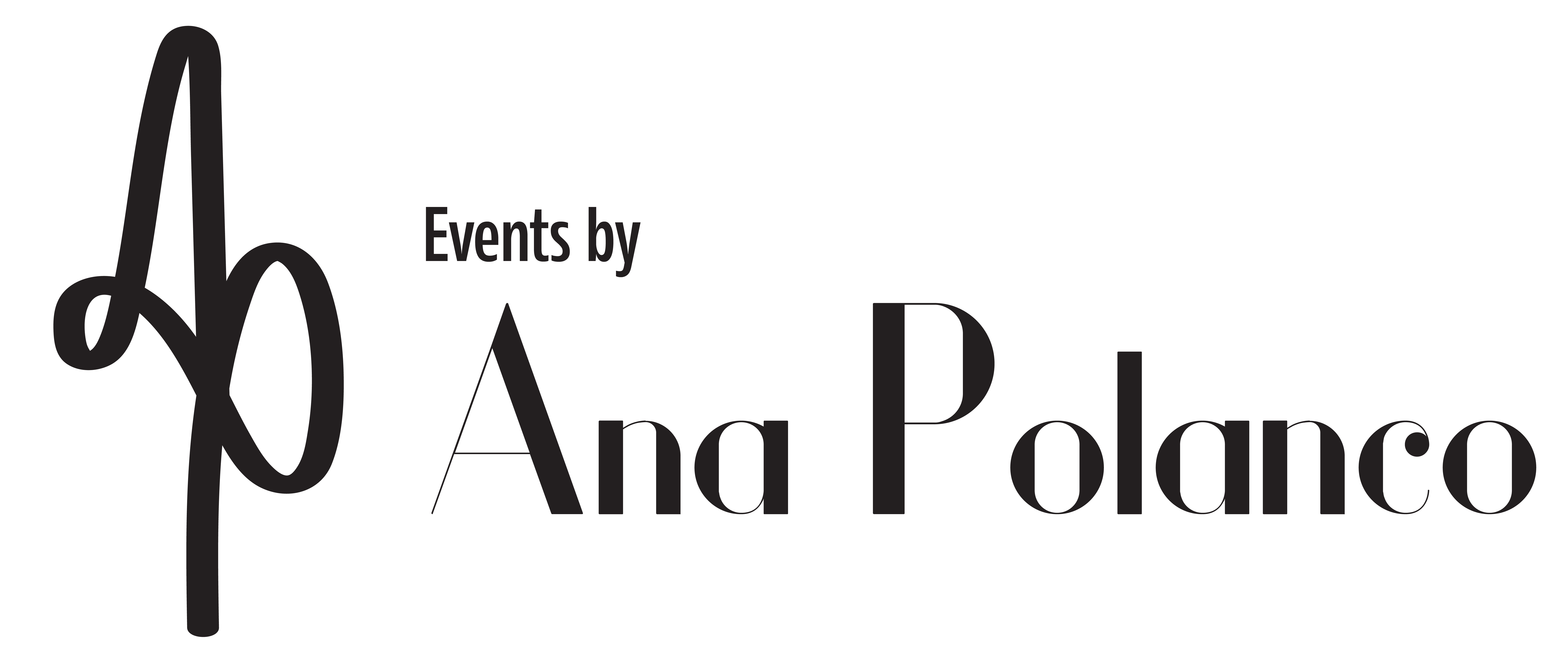 Logo events by Ana Polanco